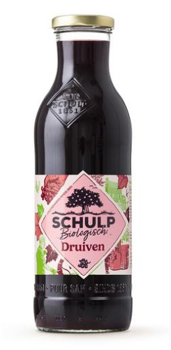 750 ml Schulp Druivensap Biologisch
