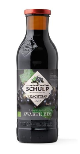 750 ml Schulp Krachtsap Zwarte Bessensap Biologisch