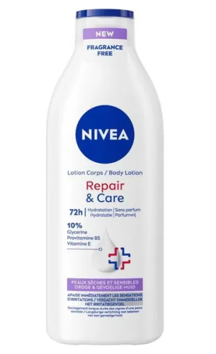 400 ml Nivea Body Lotion Repair & Care Gevoelige Huid