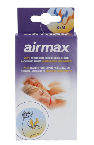 Airmax Neusspreider Snurkers Small-Medium 2 pieces