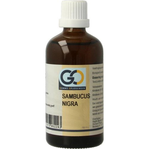 100 Ml GO Gemmo Oplossingen Sambucus Nigra Biologisch