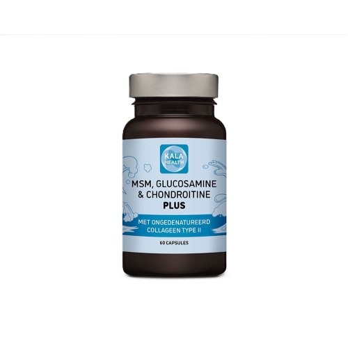 60 capsules Kala Health MSM Glucosamine & Chondroitine Plus