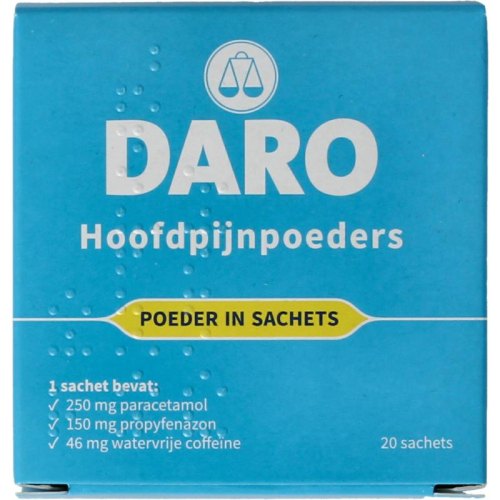 Daro Hoofdpijnpoeders 20 Stücke