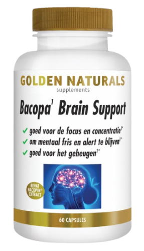 60 Kapseln Golden Naturals Bacopa Brain Support