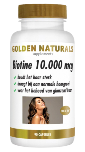 90 Kapseln Golden Naturals Biotine 10.000 mcg