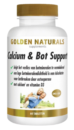 60 Tabletten Golden Naturals Calcium & Bot Support