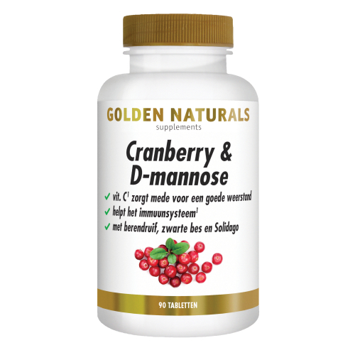  Golden Naturals Cranberry & D-mannose