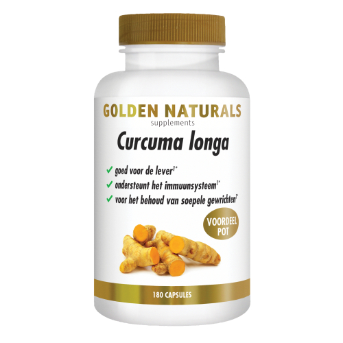 180 Kapseln Golden Naturals Curcuma Longa Voordeelpot