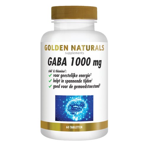 60 Tabletten Golden Naturals GABA 1000 mg