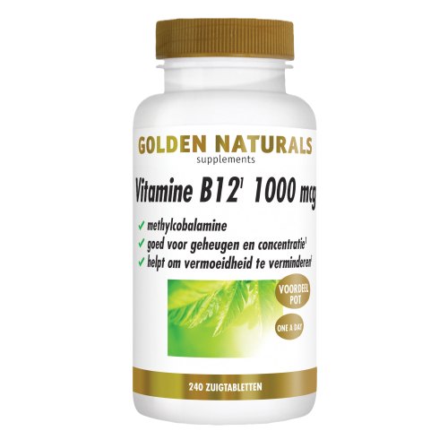 Golden Naturals Vitamine B12 1000 mcg Voordeelpot