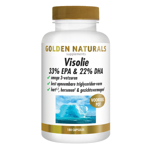 Golden Naturals Visolie 33% EPA & 22% DHA Voordeelpot