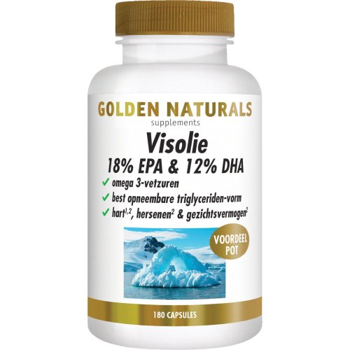  Golden Naturals Visolie 18% EPA & 12% DHA Voordeelpot