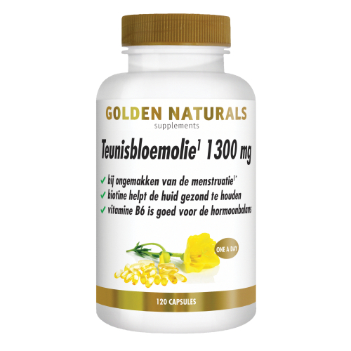 120 capsules Golden Naturals Teunisbloemolie 1300 mg