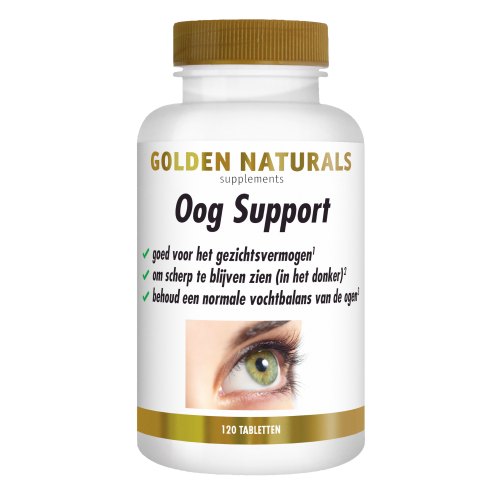 Golden Naturals Oog Support 120 tabletten