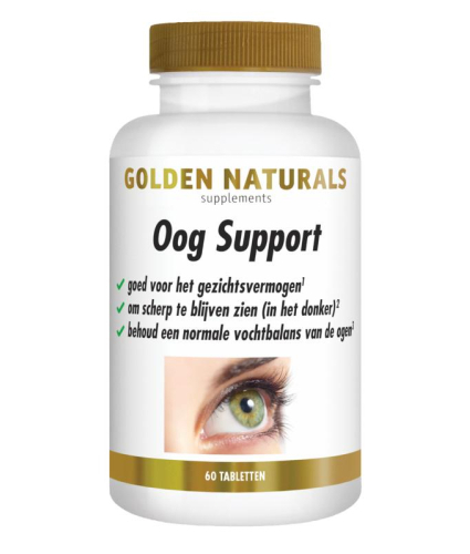 60 tabletten Golden Naturals Oog Support
