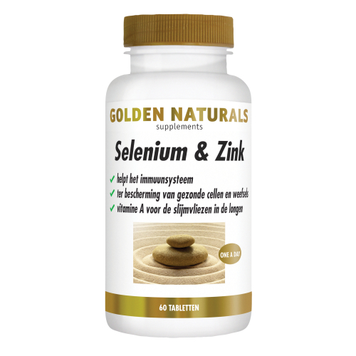  Golden Naturals Selenium & Zink