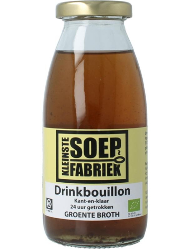 245 Ml Kleinste Soep Fabriek Drinkbouillon Groente Broth Biologisch