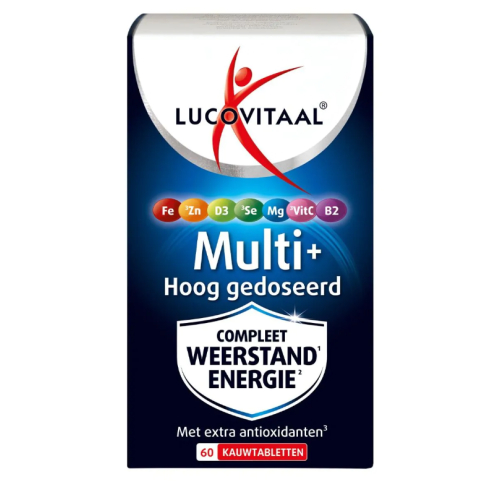 60 Kautabletten Lucovitaal Multi+ Hoog Gedoseerd