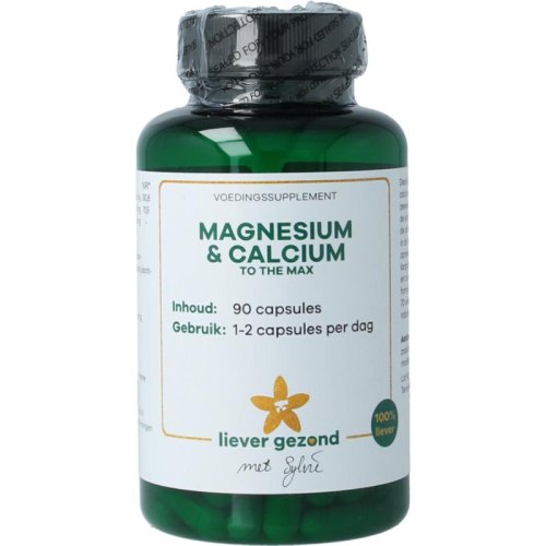 90 capsules Liever Gezond Magnesium-Calcium To The Max