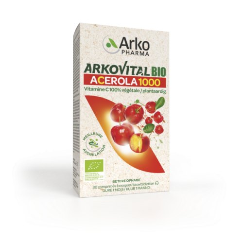 arkovital-acerola-1000-biologisch-arkopharma-30-kauwtabletten