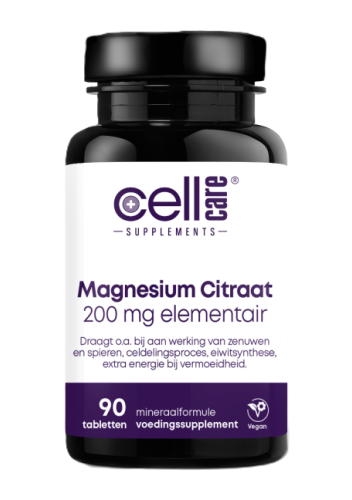 90 Tabletten CellCare Supplements Magnesium Citraat 200 mg