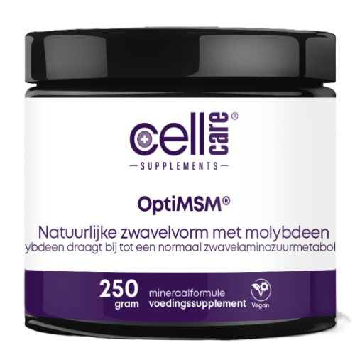 250 gram CellCare Supplements OptiMSM met Molybdeen