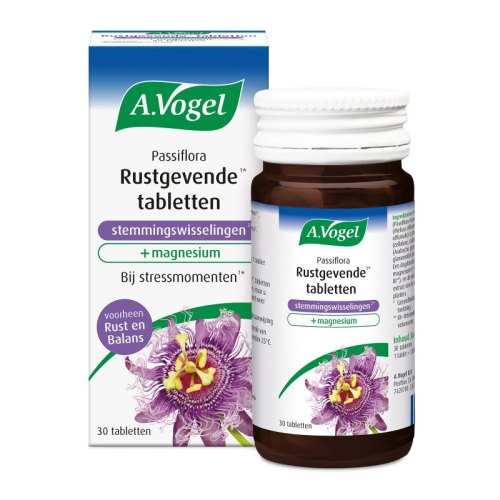 A.Vogel Passiflora Rustgevende Tabletten Stemmingswisselingen 30 Tabletten