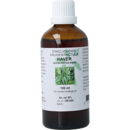 100 ml De Cruydhof / Natura Sanat Avena Sativa - Haver Tinctuur