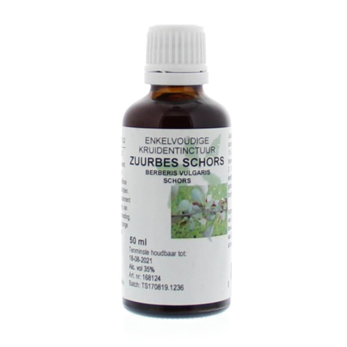 50 Ml De Cruydhof  Natura Sanat Berberis Vulgaris  Zuurbes Schors Tinctuur