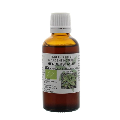 50 ml De Cruydhof Natura Sanat Capsella Bursa-Pastoris hrb Herderstasje Tinctuur Biologisch