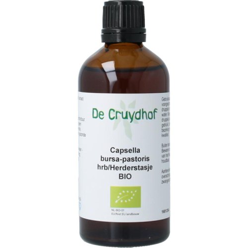 De Cruydhof Capsella Bursa-Pastoris hrb - Herderstasje Tinctuur Biologisch 100 Ml