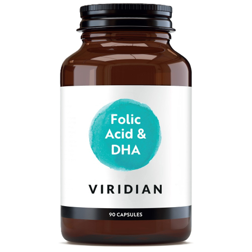 90 vegacaps Viridian Folic Acid with DHA