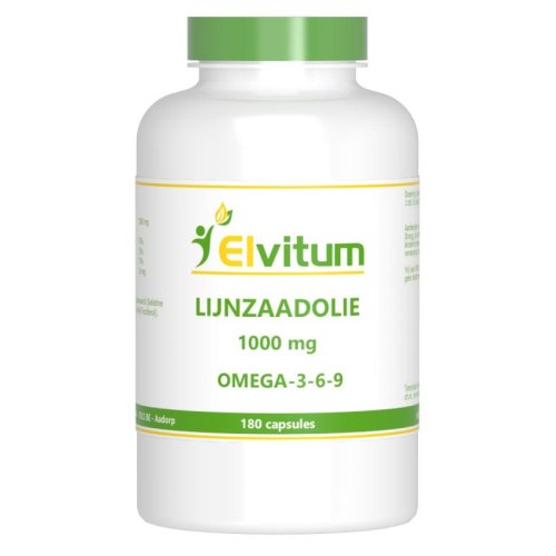 Elvitum Lijnzaadolie Omega 3-6-9 180 Kapseln