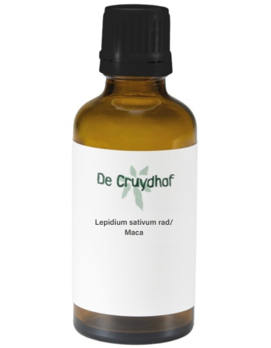 De Cruydhof Lepidium Sativum rad - Maca Tinctuur 50 Ml