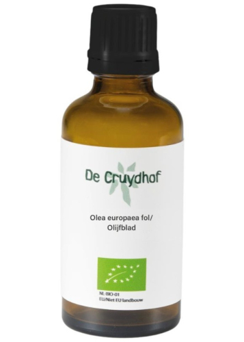 50 ml De Cruydhof  Natura Sanat Olea Europaea fol  Olijfblad Biologisch
