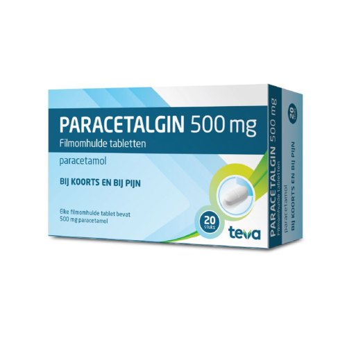 20 tabletten Teva Paracetalgin 500 mg