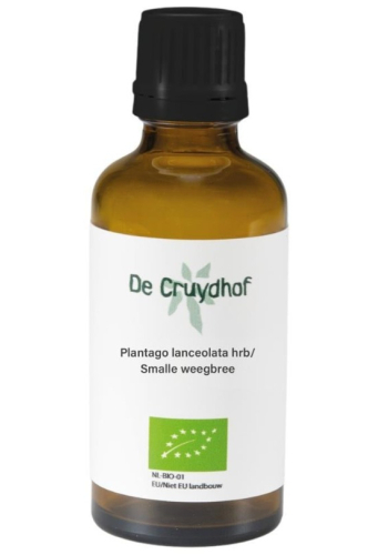 De Cruydhof Plantago Lanceolata hrb - Smalle Weegbree Tinctuur Biologisch 100 Ml