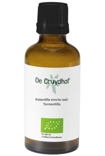 50 ml De Cruydhof  Natura Sanat Potentilla Erecta rad  Tormentilla Tinctuur Biologisch