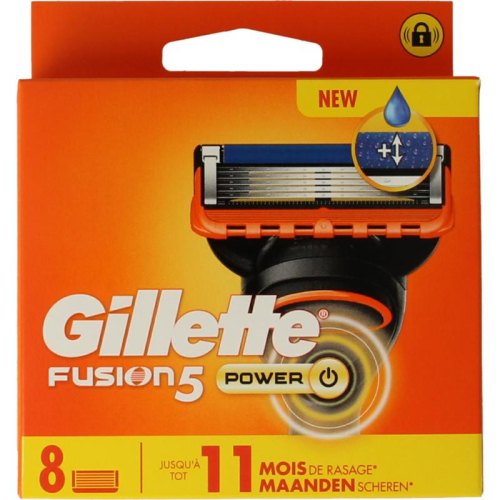 Gillette Fusion 5 Power Mesjes 8 Stücke