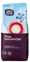 Ekoland Witte Basmatirijst 500 gram