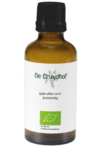 50 ml De Cruydhof  Natura Sanat Salix Alba cort  Schietwilg Tinctuur Biologisch