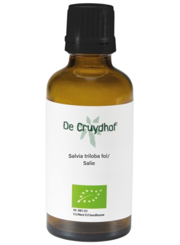 De Cruydhof Salvia Triloba fol - Salie Tinctuur Biologisch 50 Ml