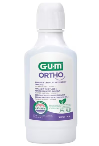 300 ml GUM Ortho Antibacterieel Mondspoelmiddel