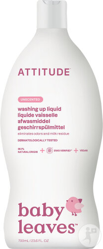 Attitude Afwasmiddel Parfumvrij Little Ones 700 Ml
