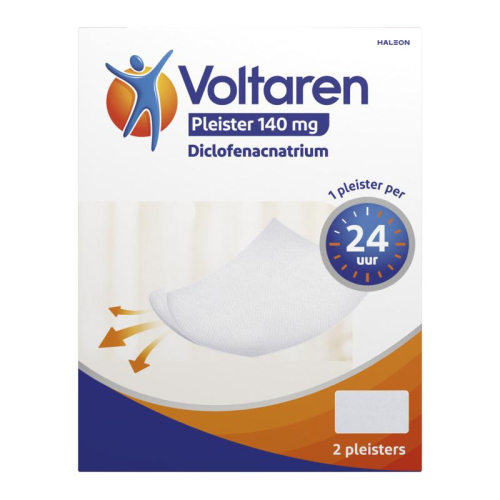 2 stuks Voltaren Pleister 140 mg
