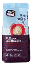 Ekoland Basmatirijst Volkoren  500 Gramm