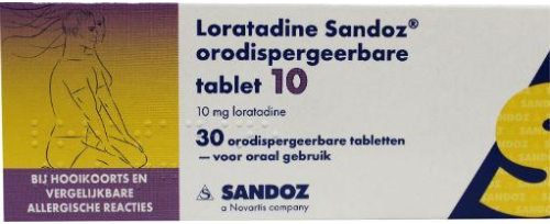 30 tabletten Sandoz Loratadine 10 mg