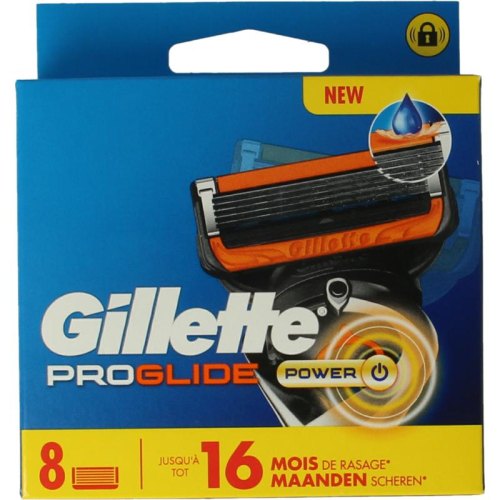 Gillette Fusion ProGlide Power Scheermesjes 8 pieces