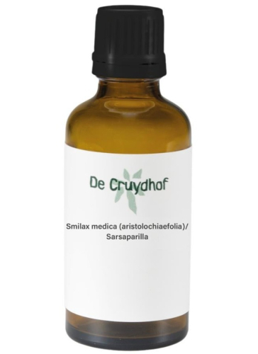 50 ml De Cruydhof  Natura Sanat Smilax Medica (Aristolochiaefolia)  Sarsaparilla Tinctuur
