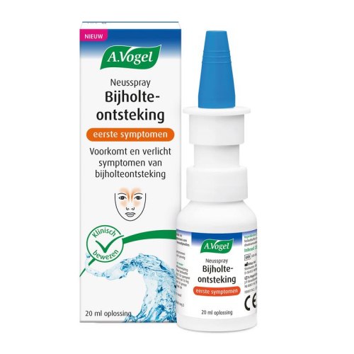 A.Vogel Neusspray Bijholte-ontsteking Eerste Symptomen 20 Ml